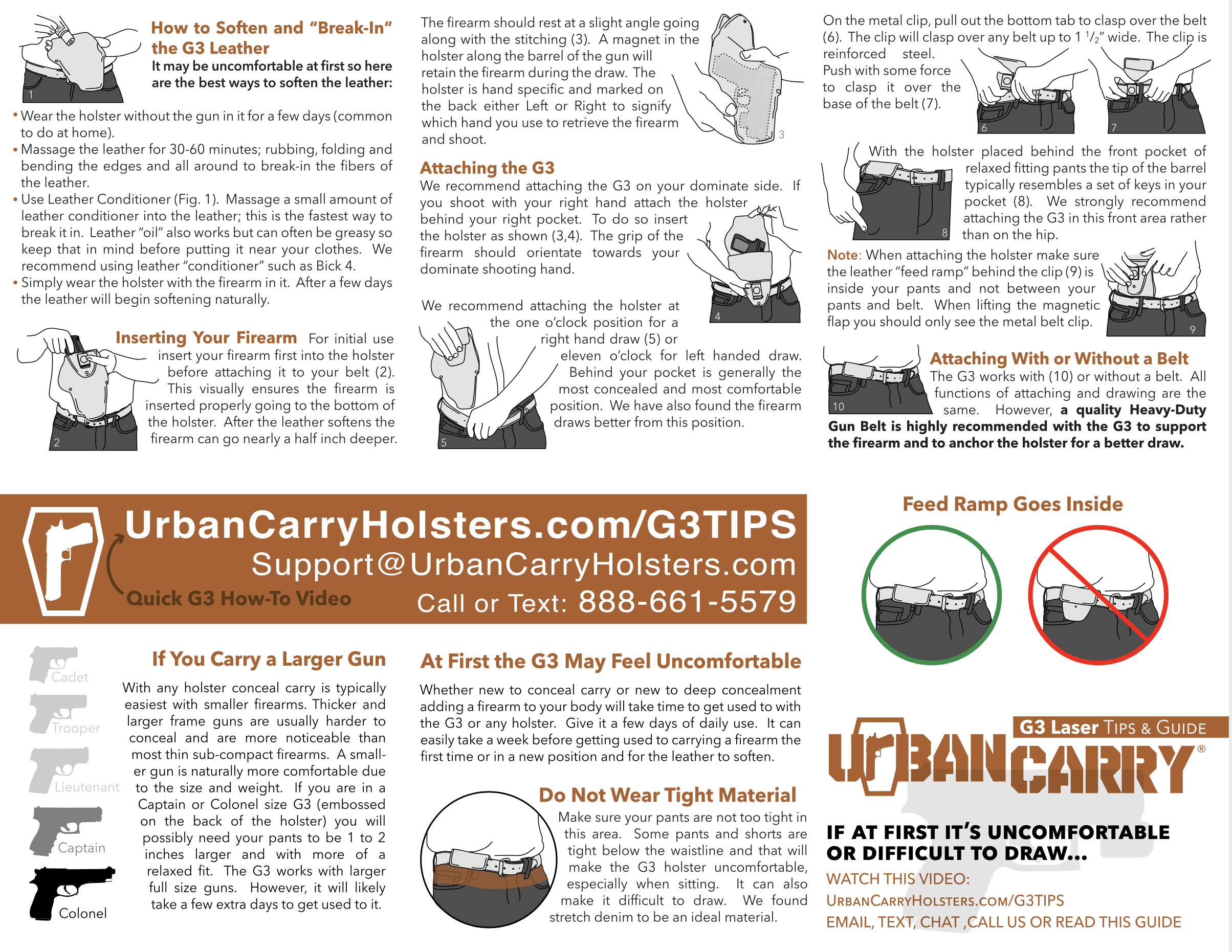 Urban Carry G3  Urban Carry Holsters